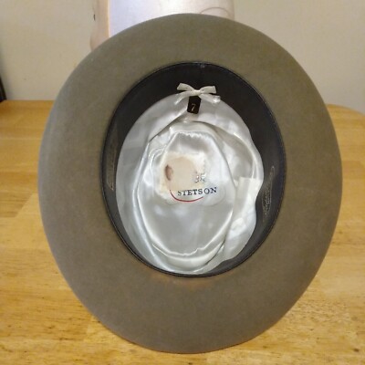 Stetson 3X Beaver Gambler pencil roll Eddie Bauer cowboy hat