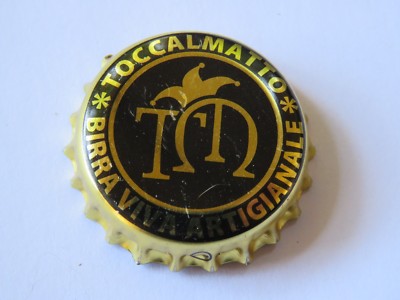 BEER Bottle Crown Cap Birrificio Toccalmatto Skizoid IPA Fidenza, ITALY