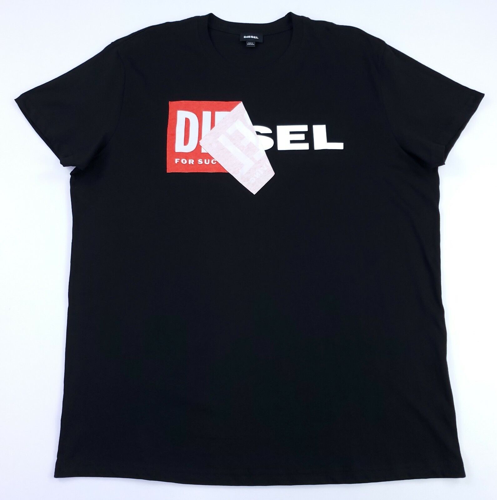 Diesel Men's Medium T-Diego-QA T-Shirt Short Sleeve Slim Fit Crew