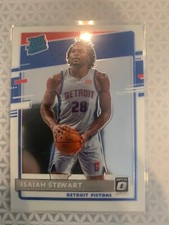 ISAIAH STEWART ROOKIE RC 2020 Donruss OPTIC Detroit Pistons Basketball Card