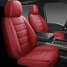 Full Coverage Faux Leather Car Seat Covers Full Set,Automotive Seat Covers for C