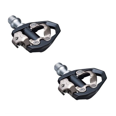 Coppia Pedali VP-X92 Urban City MTB - Alluminio Con Tacchette SPD - Argento/Nero