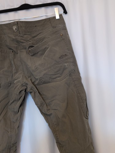 Kuhl ripped knees pants tan 33x32 AS IS REVOLVR - Picture 8 of 10