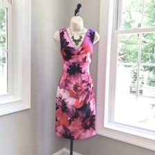 Adrianna Papell Sleeveless Floral Dress - Women’s 8 MINT