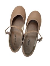 Bloch Big Girls Tap Shoes Size 12, Tan
