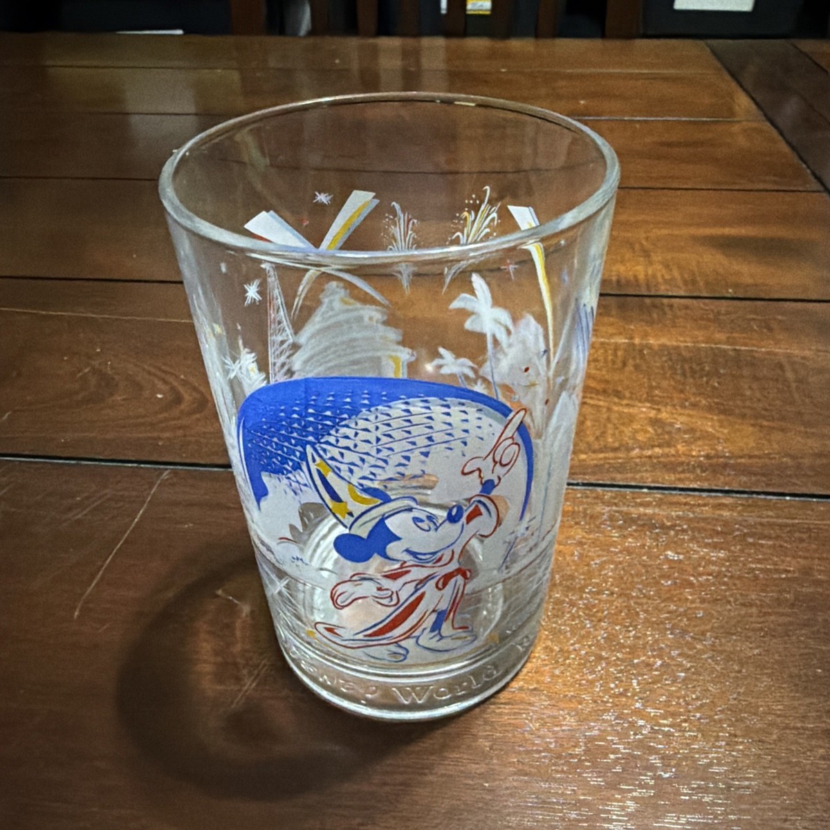 McDonalds Walt Disney World 25th Anniversary Epcot Glass - Mickey