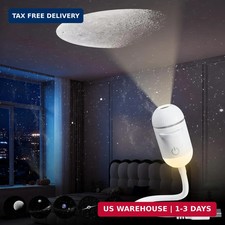 2-in-1 Galaxy Projector Night Light with 5 Sliding Projection Films, Adjustable