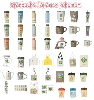 Pre Starbucks Japan Pokemon 2026 Tumbler Mug Bottle Tote Goods Pouch Card