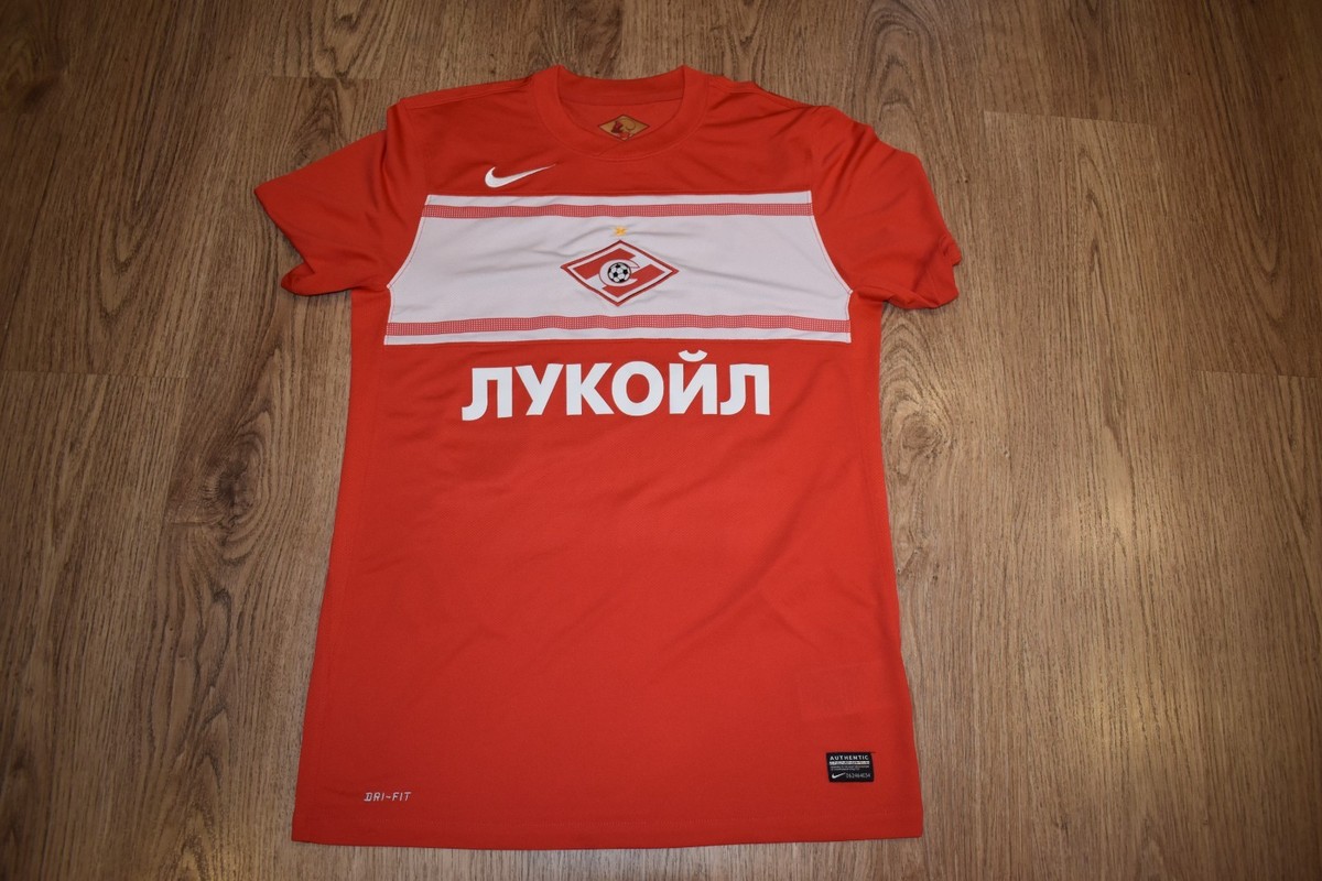 Nike 赤 サッカーシャツ サイン入り 激レア超破格！！！！ SPARTAK MOSCOW 2012-2013 NIKE HOME FOOTBALL SHIRT SOCCER JERSEY