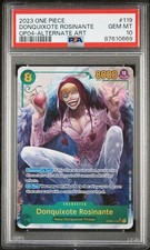 Donquixote Rosinante (Alt Art) OP04-119 One Piece TCG English PSA 10 Gem Mint
