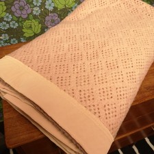 Vintage Beige Acrylic Double Cellular Extra Layer bed Blanket Warm