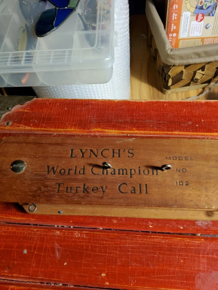 Lynch’s Box Turkey Call de colección hecho en Birmingham, Alabama modelo 102  Foto 2 de 4