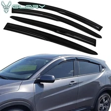 Fits 16-22 Honda HR-V Mugen Style Acrylic Window Visors Rain Guards Deflector