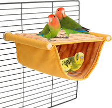 Winter Warm Bird Nest Bed Hanging Hammock Snuggle Hut Parrot House Tent Toy Bird