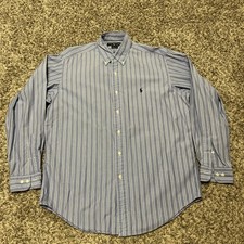 Polo Ralph Lauren Button Down Mens Long Sleeve Yarmouth Cotton Shirt 16.5-34/35
