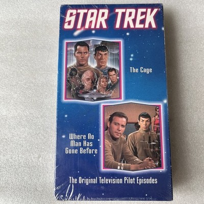 Star Trek Pilot Eps- The Cage / Where No Man Has Gone Before (VHS) NEW SEALED