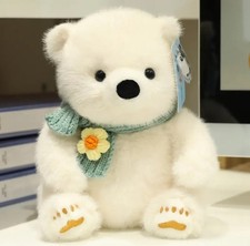White Bear 10" Stuffed Animal Plush Toys Toddler Doll Kids Gifts