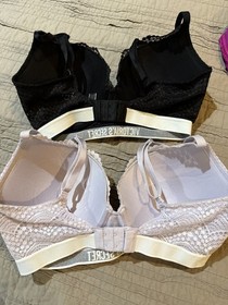 LOT of 10 Women's VICTORIA'S SECRET Underwire Bras Size 32DDD (8) & 34DD (2)
