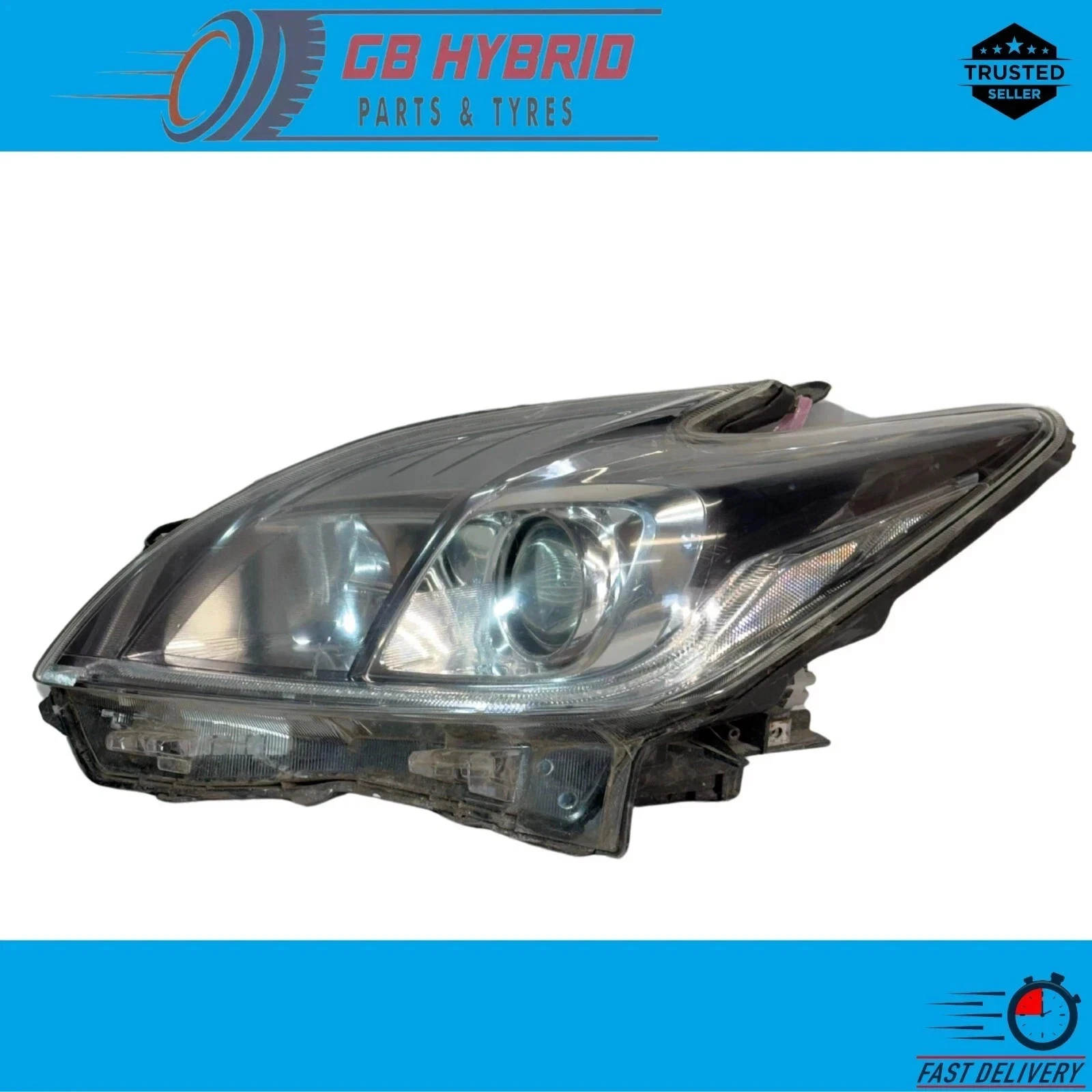 Toyota Prius ZVW30 2012-2015 Passenger HID Headlight KOITO 47-52 Genuine OEM