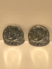 Kennedy Half Dollars 1964 Silver (2) Coins USA