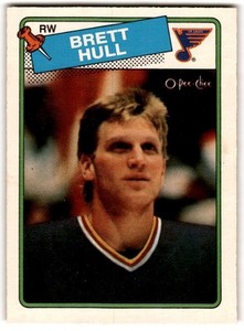 Brett Hull 1988-89 O-Pee-Chee Rookie #66 St. Louis Blues