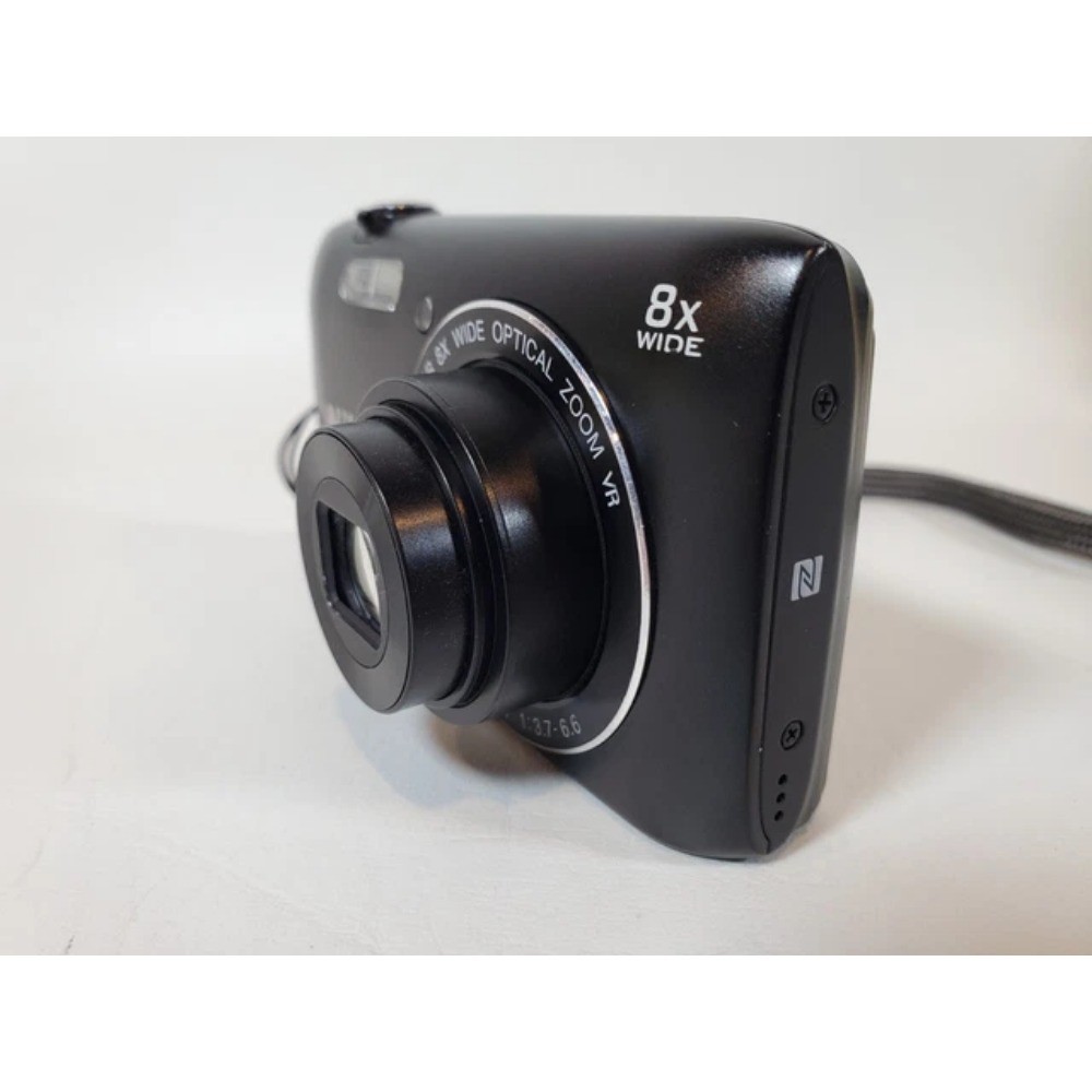 Nikon Coolpix A300 20.1MP 8x Zoom Digital Camera 720p HD Video VR