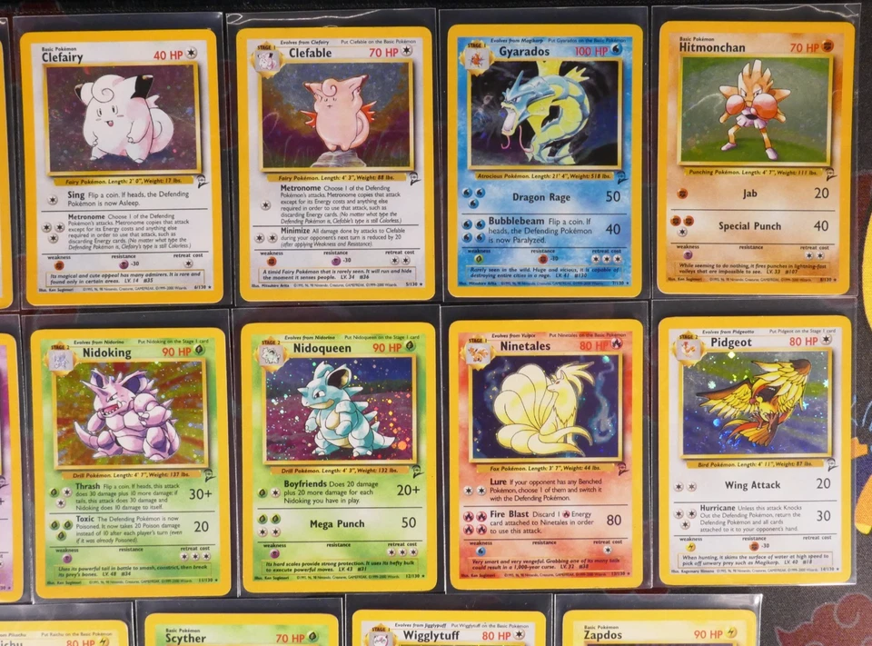 MP/HP (BASE-2/II) NEAR-COMPLETE Pokemon 17/20 HOLO-RARE Card Set 130 WOTC#1 - Image 3 of 4