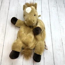 Vintage A&A Plush Horse Travel Backpack Buddies 19” Stuffed Animal Kids Bag New