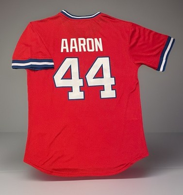 Hank Aaron Atlanta #44 Jersey Men's XL Braves Retro Spring