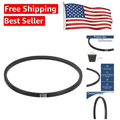 High-Performance 3L Profile V-Belt, 22'' Circumference, Oil & Heat Resistant