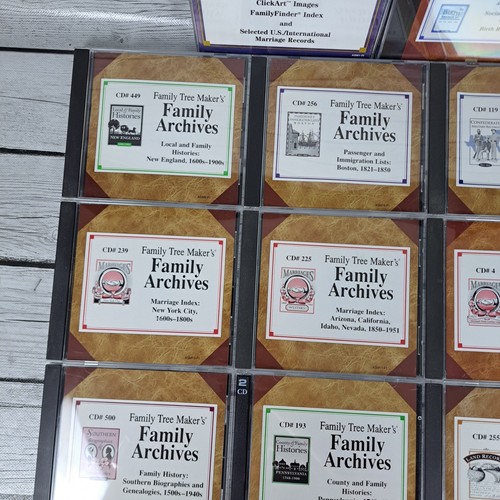 Family Tree Makers Family Archives CD-ROM by Broderbund Windows Mac Lot - Picture 7 of 10