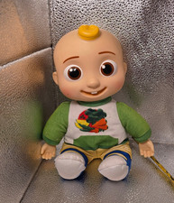 CoComelon Snack Time JJ Plush Doll - Features JJ Doll with Red Apple Plush Sings
