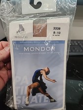 Mondor 3338 Figure Skating Evolution Tights 70 Deniers 82 Suntan Girls 8-10 NEW