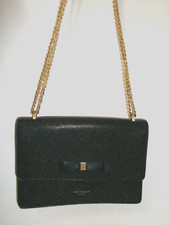 TED BAKER LONDON CAVAIR BLACK LEATHER SHOULDER BAG/CROSSBODY