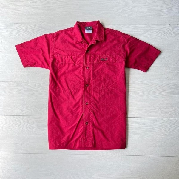 Men Jack Wolfskin T-Shirt Red 36 / S / 44