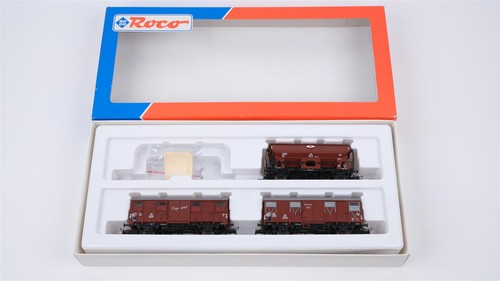 Roco H0 44079 Güterwagen Set 4 tlg. DB (unvollständig) | Zustand: Gebraucht