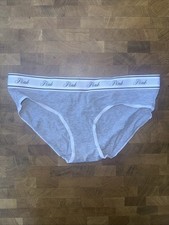 Victoria  s Secret PINK Women  s Underwear Hiphugger White Size: S