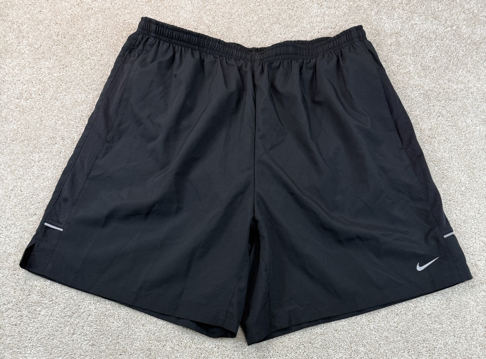 Nike Dri-Fit Flex Woven Men XL Shorts Black 7" Inseam Running Lined Pockets NWOT