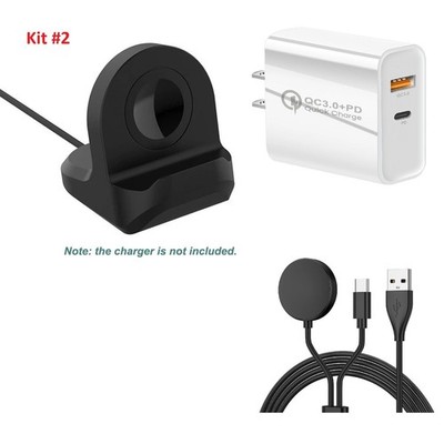 For Samsung Galaxy Watch Classic Active 2/3/4/5/7 Wireless Charger Magnetic Dock