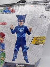 Disguise PJ Masks Deluxe Toddler Costume Blue Size M 3T - 4T Catboy