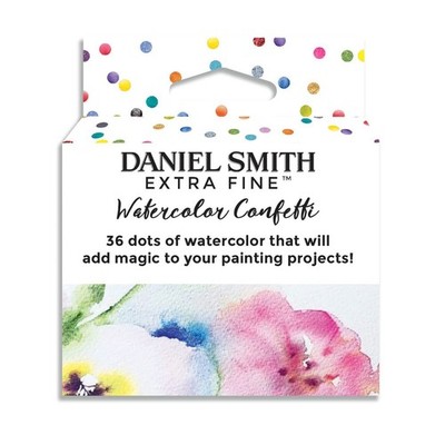 DANIEL SMITH Extra Fine Watercolor Paint, Watercolor Confetti, contain 36 uni...
