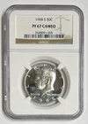 1968 S 50c Kenny Half Dollar PF67 Cameo NGC