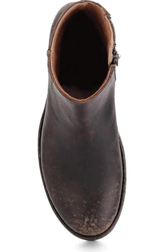 $398 - FRYE Veronica Zip Distressed Leather Bootie in Black Size 6.5 - Picture 4 of 6
