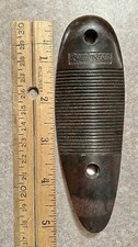 Vintage Remington Brown Plastic Shotgun Rifle Takeoff Butt Plate Very Good