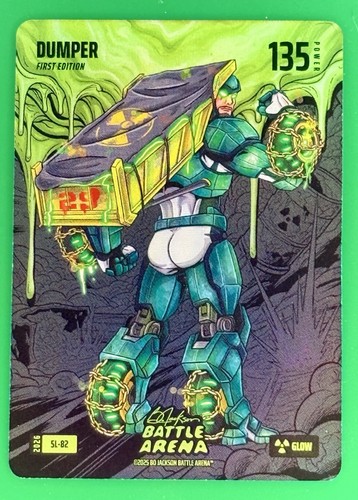 2026 Bo Jackson Battle Arena #SL-82 Dumper Slime Battlefoil Glow