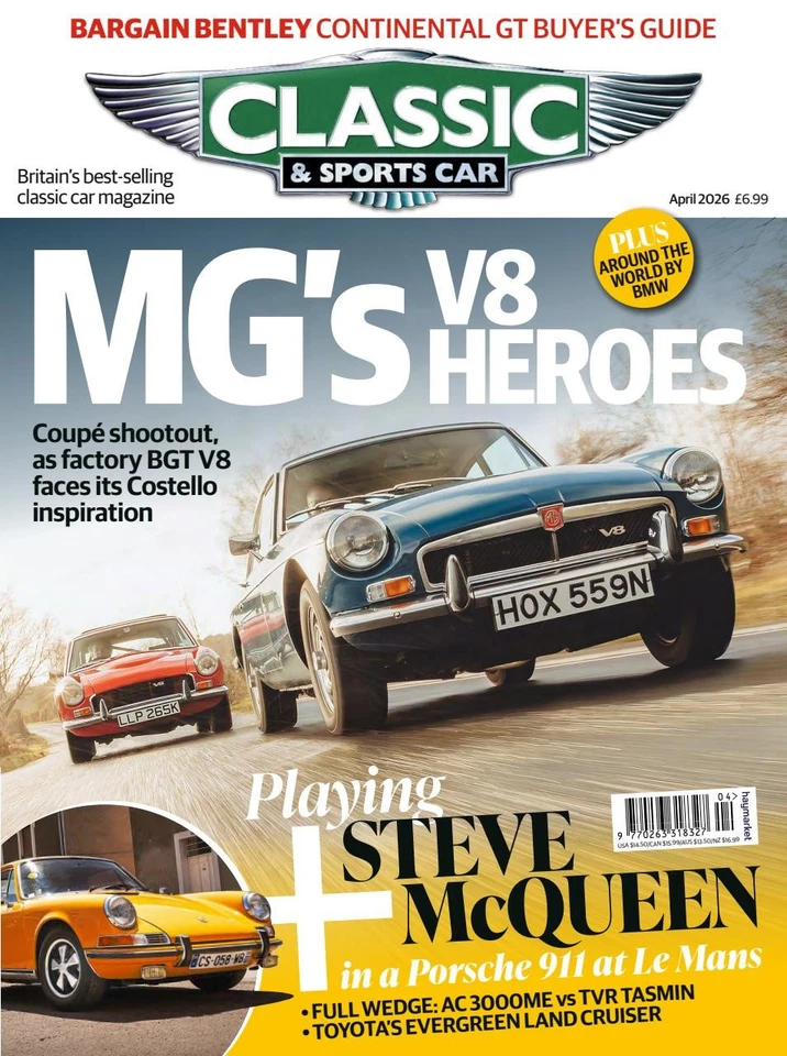 CLASSIC & SPORTS CAR MAGAZINE APRIL 2026 ~ NEW ~ - Image 1 of 1
