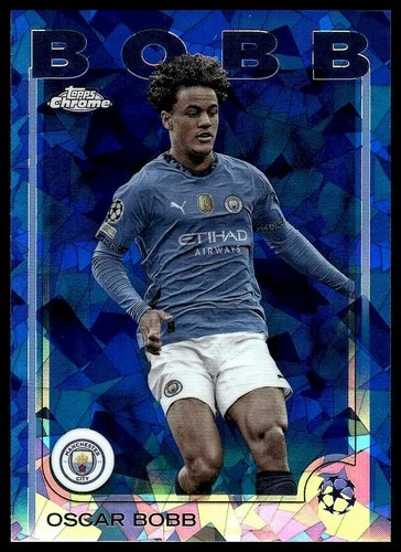 2024-25 Topps Chrome Sapphire Edition UEFA Club Competitions #91 Oscar Bobb