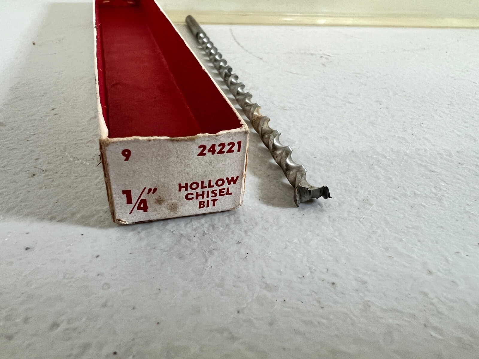 Vintage Craftsman Drill Press 1/4" Mortising Chisel Attachment Hollow