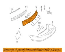 GM OEM 00-02 L100 Rear Bumper Bumper Components-Absorber 9231064