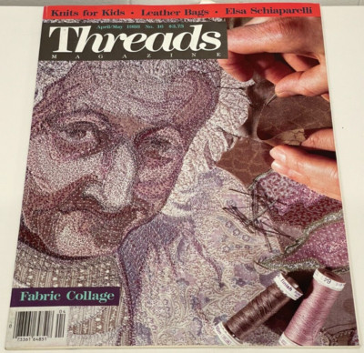 Threads Sewing back issue Magazines 1988 April/May #16 TAUNTON'S needle  Sew